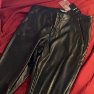 Leather pants size 4